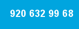 920 632 99 68 920 632 99 68